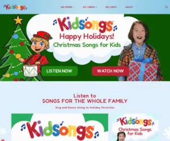 Kidsongs.com(The official home of Kidsongs) Screenshot