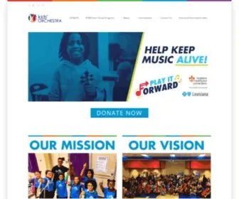 Kidsorchestra.org(Kids' Orchestra) Screenshot