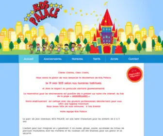 Kidspalace.fr(Kids Palace) Screenshot