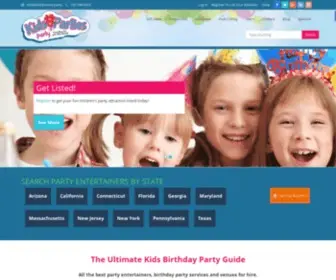 Kidsparties.party(Kids Birthday Party Guide) Screenshot