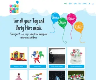 Kidspartyhire.co.nz(Children’s Party Hire In Mt Albert) Screenshot