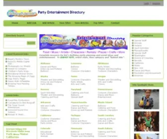 KidspartyWorld.com(Birthday Themes) Screenshot