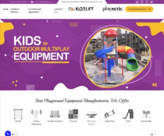 Kidsplayequipments.com(School Playground Equipment Manufacturers) Screenshot