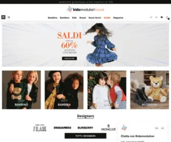 KidsrevolutionStore.com(Abbigliamento Firmato Bambino) Screenshot