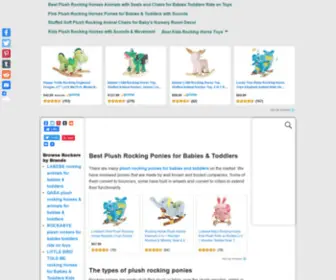 Kidsrockinghorsetoy.com(Best Plush Rocking Ponies for Babies & Toddlers) Screenshot