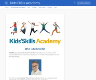 Kidsskillsacademy.com(Online training for people working with children) Screenshot