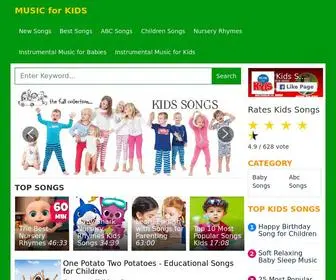 Kidssongs.info(David Chicken) Screenshot