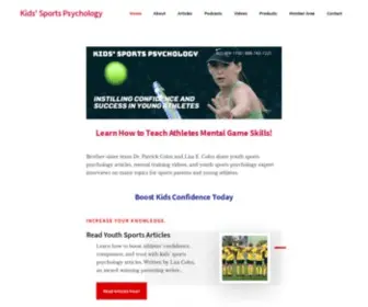 Kidssportspsychology.com(Kids Sports Psychology for Parents and Coaches) Screenshot