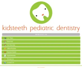 Kidsteeth.com(Pediatric Dentist in Swarthmore) Screenshot