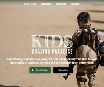 Kidsthemovie.com(Chasing Paradise) Screenshot