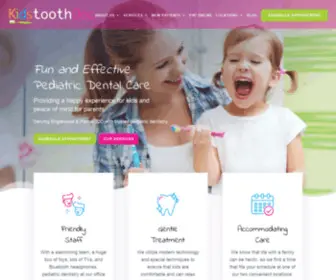 Kidstoothdoc.com(Pediatric Dentist in Englewood & Parker) Screenshot