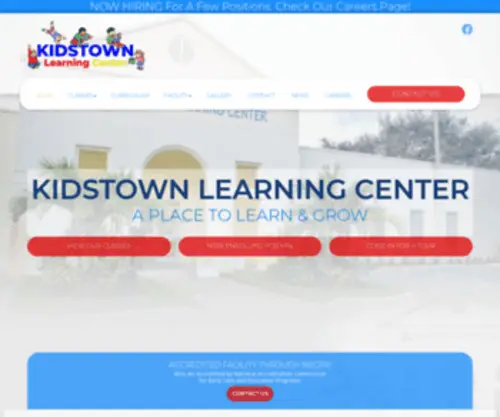 Kidstownlearning.com(Kidstown Learning Center) Screenshot
