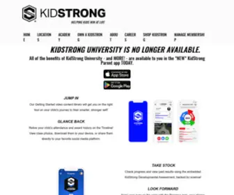 Kidstronguniversity.com(All of the benefits of KidStrong University) Screenshot