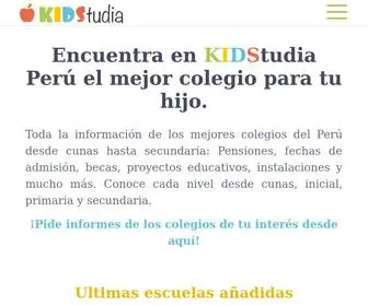 Kidstudia.pe(Kidstudia Perú) Screenshot