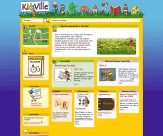 Kidsville.de(Die Mitmachstadt für Kinder im Internet) Screenshot