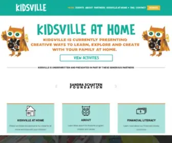 Kidsvilleonline.org(KIDSVILLE) Screenshot