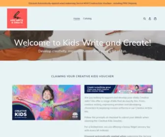 Kidswriteandcreate.com(Kids Write and Create) Screenshot