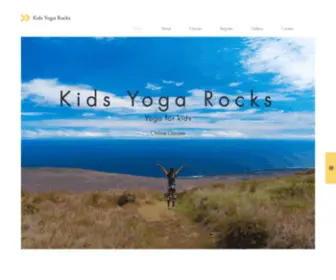 Kidsyogarocks.com(Kids Yoga Rocks) Screenshot