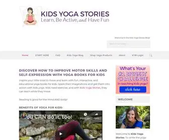 Kidsyogastories.com(Kids Yoga Stories) Screenshot