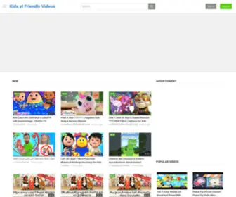 Kidsyt.com(The best parents selected videos for children. Guaranteed entertainment for your child. KidsYT) Screenshot