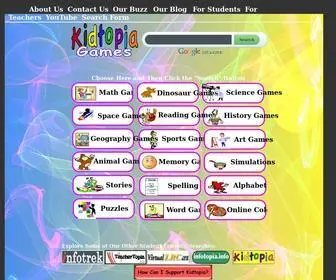 Kidtopiagames.com(Educational Games) Screenshot