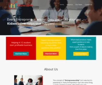 KidXecutive.com(Building great businesses for kids) Screenshot