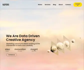 Kidyers.com(We Are Data Driven Creative Agency) Screenshot