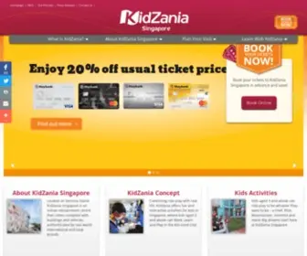 Kidzania.com.sg(KidZania Singapore) Screenshot