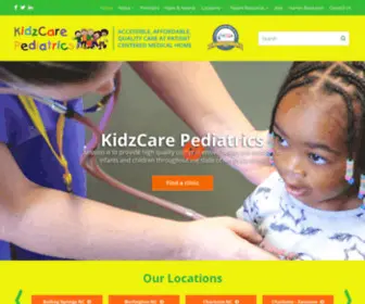 Kidzcare.com(KidzCare Pediatrics) Screenshot