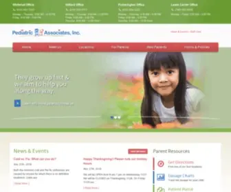 Kidzdoc.com(Pediatric Associates) Screenshot