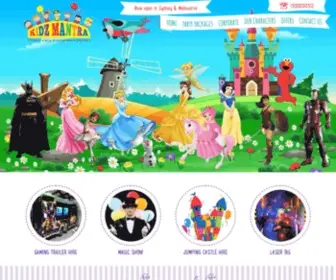 Kidzmantra.com.au(Hire Fun Children Party Entertainers in Sydney) Screenshot