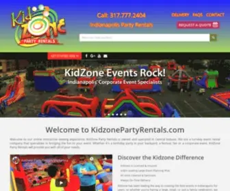 Kidzonepartyrentals.com(Bounce House & Party Rentals) Screenshot