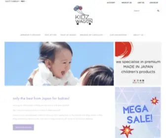 Kidzwagon.com(Premium Japanese baby and children's products) Screenshot