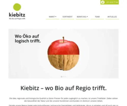 Kiebitz-Bioregio.ch(Kiebitz Bioregio) Screenshot