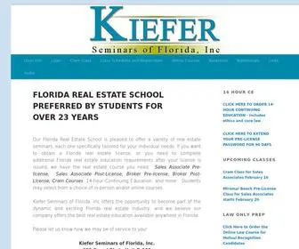 Kieferseminarsfl.com(Kiefer Seminars of Florida) Screenshot