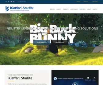 Kiefferstarlite.com(National Sign Company) Screenshot