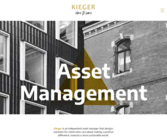 Kieger.com(Trust & Sustainability) Screenshot