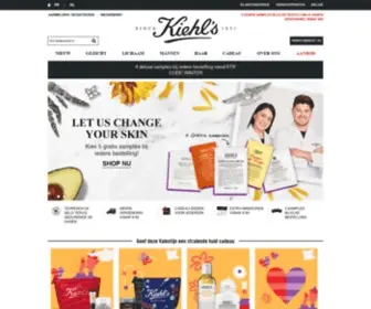 Kiehls.be(Kiehl's SinceNatuurlijke huidverzorging) Screenshot