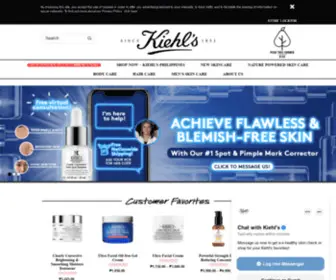 Kiehls.com.ph(Kiehl's Philippines Official Site) Screenshot