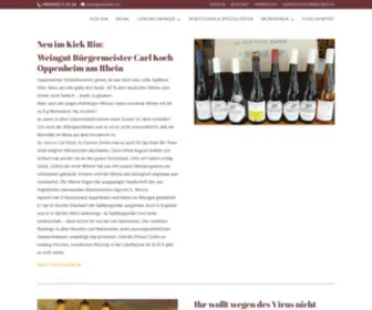 Kiekrin-Weinhandlung.de(Kiek Rin Weinhandlung) Screenshot