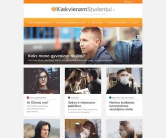 Kiekvienamstudentui.lt(KiekvienamStudentui) Screenshot