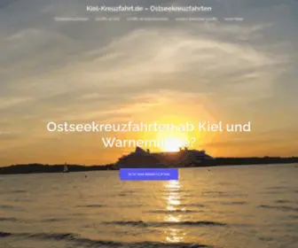 Kiel-KreuzFahrt.de(Kreuzfahrten ab Kiel) Screenshot