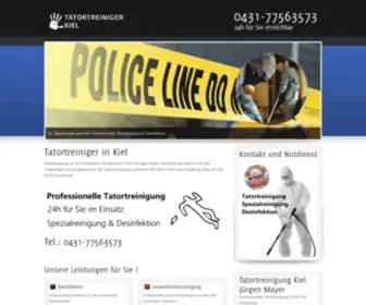 Kiel-Tatortreiniger.de(Ihr professioneller Tatortreiniger) Screenshot