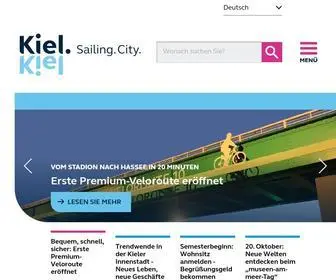 Kiel.de(Offizielle Webseite der Landeshauptstadt Kiel) Screenshot