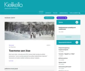 Kielikello.fi(Etusivu) Screenshot
