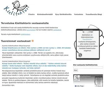 Kielitohtori.fi(Kielitohtori on k) Screenshot