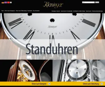 Kieninger.com(Kieninger Official Web Site) Screenshot