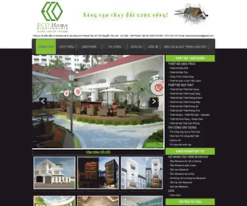 Kientrucecohome.com(Kiến trúc Eco Home chuyên) Screenshot