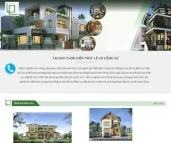 Kientrucle.com(Công Ty Thiết Kế Kiến Trúc Nhà Ở Tại Hà Nội) Screenshot