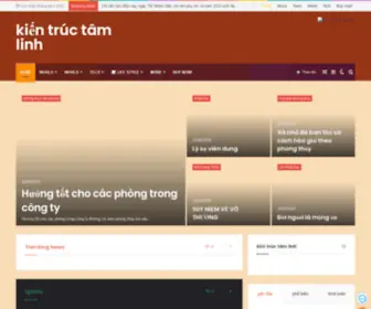 Kientructamlinh.org(Kiến trúc tâm linh) Screenshot